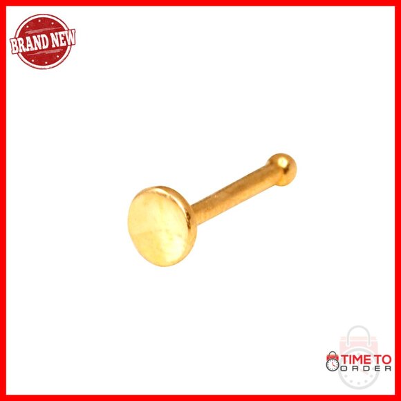 Other - 14k Gold Minimalist Nose Stud Hypoallergenic 20g Piercing Jewelry Elegant